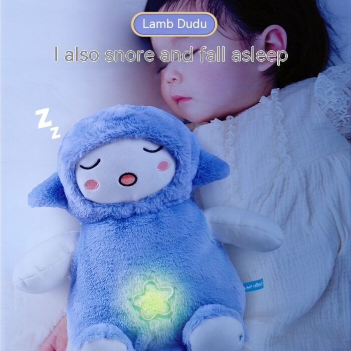 Cloak Man Lamb Toot Baby Plush Doll Newborn Sound And Light Soothing Sleeping Toys - Image 7