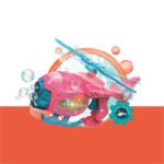 Electric Cartoon Bubble Toy Universal Wheel With Light And Sound Effect Children's Outdoor Indoor Parent-child Toy Gift - Image 4