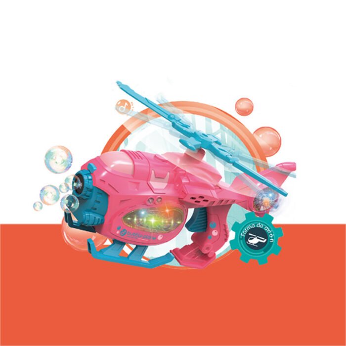 Electric Cartoon Bubble Toy Universal Wheel With Light And Sound Effect Children's Outdoor Indoor Parent-child Toy Gift - Image 4
