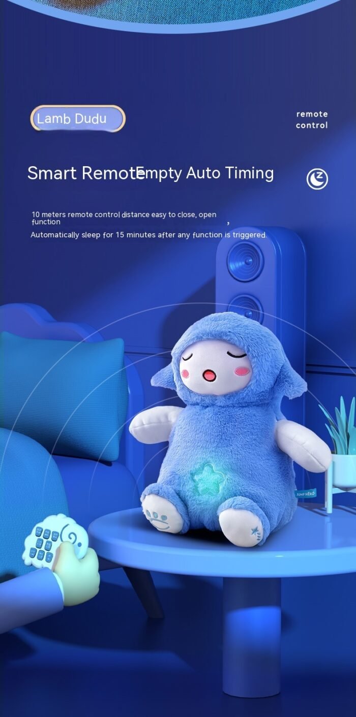 Cloak Man Lamb Toot Baby Plush Doll Newborn Sound And Light Soothing Sleeping Toys - Image 9