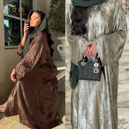 Fashion Stitching DUBAI Turkish Elegant Robe