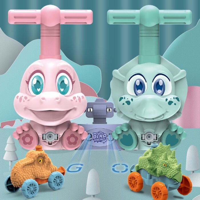 Children Inertial Power Ball Car Science Experiment Toy Puzzle Fun Inertial Power Car Ball Kid Gift Dinosaur Toys - Image 1