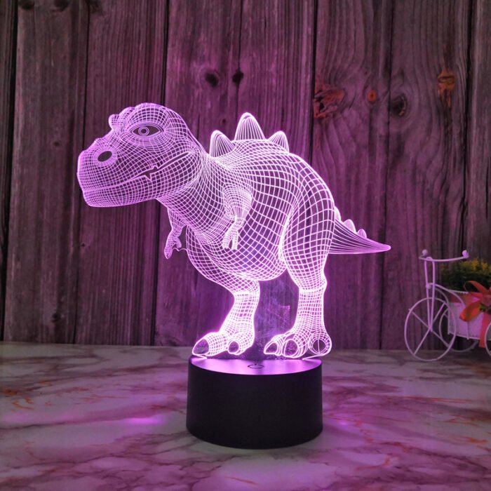 Cartoon cute dinosaur night light - Image 1