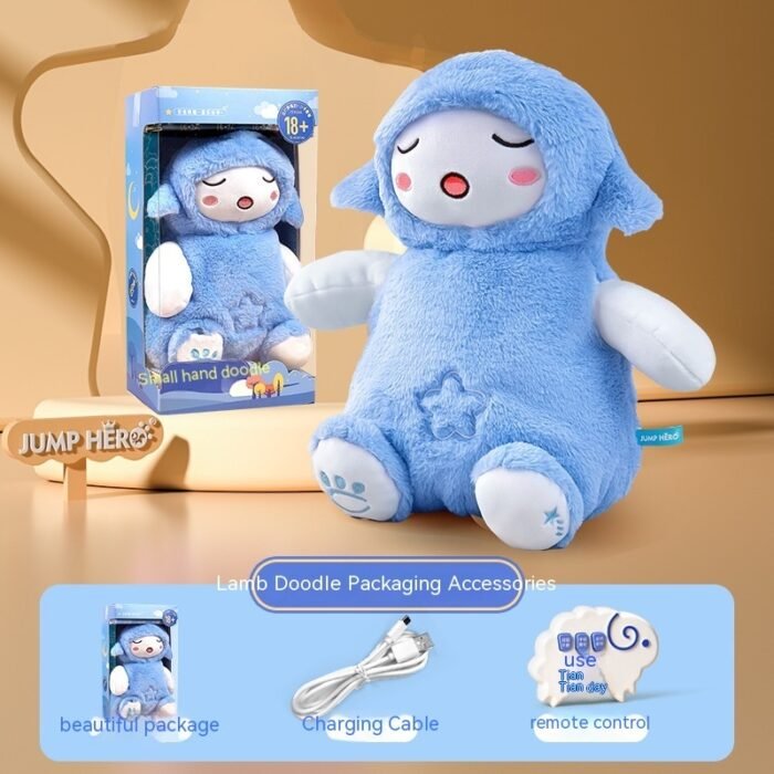Cloak Man Lamb Toot Baby Plush Doll Newborn Sound And Light Soothing Sleeping Toys - Image 8