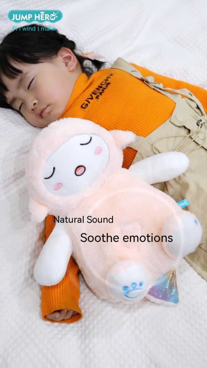 Cloak Man Lamb Toot Baby Plush Doll Newborn Sound And Light Soothing Sleeping Toys - Image 5