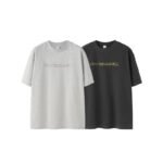 Worn Washed Embroidered T-shirt American Retro - Image 3