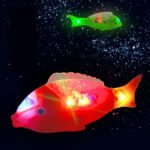 Children's Electric Fish Toy Flash Swing Projection Luminous Music Simulation - Image 2