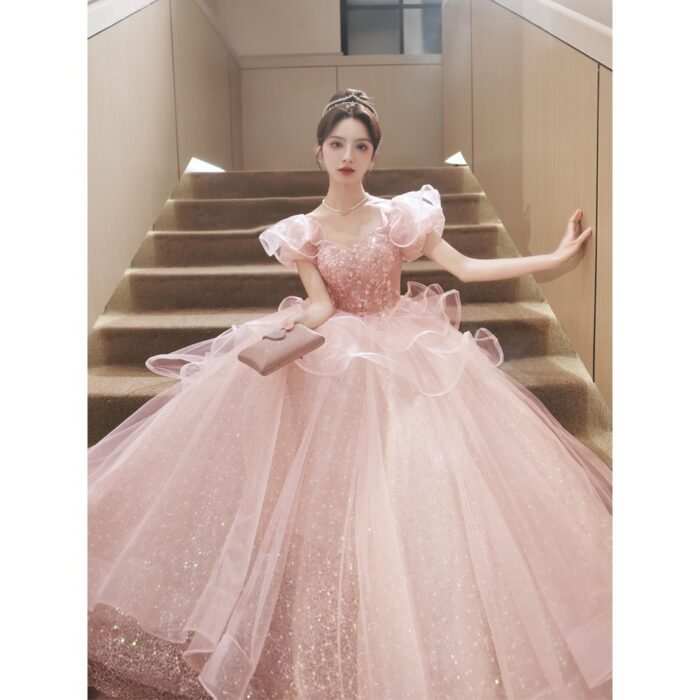 Evening Dress Women's Banquet Ceremony Exam Super Fairy Princess - Image 9