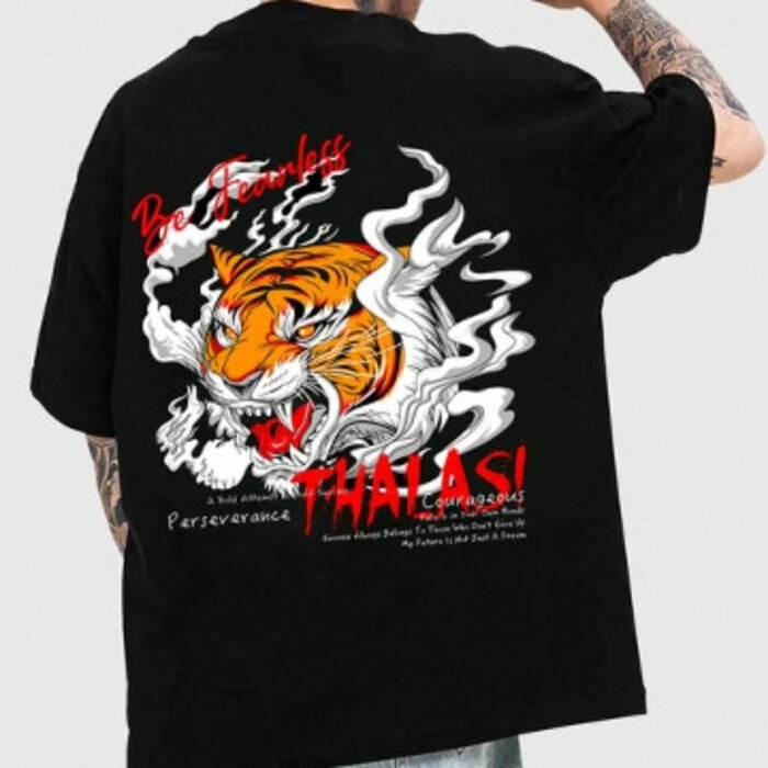 Men's High Quality Printed American T-shirt - Image 1