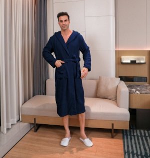 Men's Fibre Velvet Gown Set