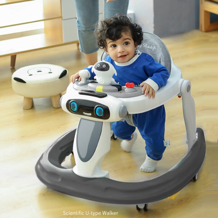 Baby Walker Anti-O-leg Baby Children's Multi-functional Anti-rollover Walker - Image 1