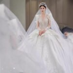 Bride Main Yarn Long Sleeve Heavy Industry Trailing French Retro Advanced - Image 7