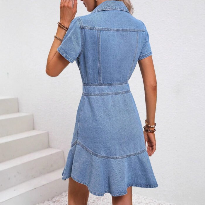 Temperament Leisure Waist Slimming Dress - Image 4