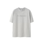 Worn Washed Embroidered T-shirt American Retro - Image 5