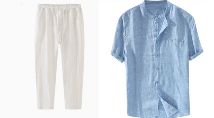 Men's Shirt New Short Sleeve Summer Stand Collar - Image 8