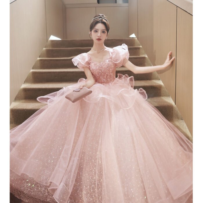 Evening Dress Women's Banquet Ceremony Exam Super Fairy Princess - Image 3