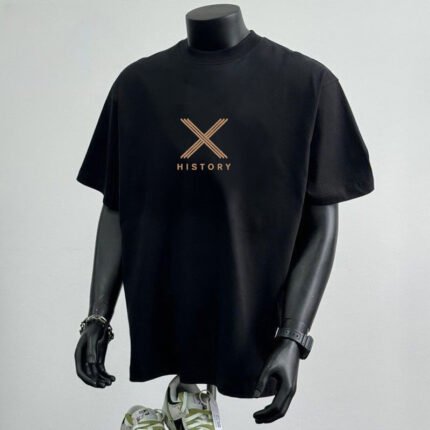 Cotton Loose Heavy Fashion Short Sleeve