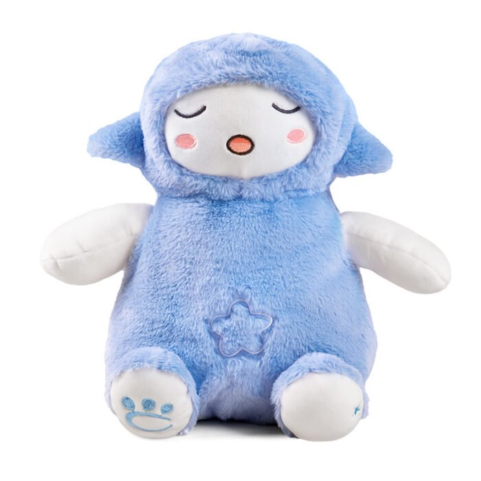 Cloak Man Lamb Toot Baby Plush Doll Newborn Sound And Light Soothing Sleeping Toys - Image 3