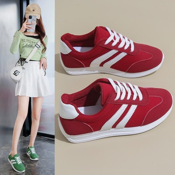 Casual Sneaker Flat All-match Cortez Thin Strap Soft Bottom Running Shoes Low-cut Student Shoes - Image 1