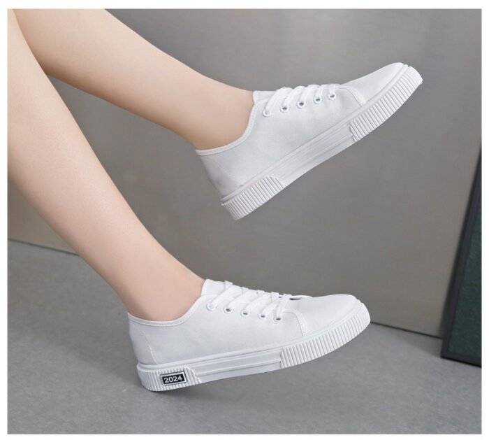 White Shoes Korean Style Soft Bottom Non-slip Breathable - Image 4