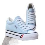 Height Increasing Insole Canvas Shoes White Shoes For Students - Image 6