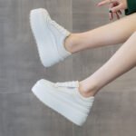 All-match Fashion Thick Bottom 8cm Trendy Ins Simple Shoes Women - Image 7