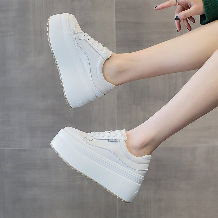 All-match Fashion Thick Bottom 8cm Trendy Ins Simple Shoes Women - Image 7