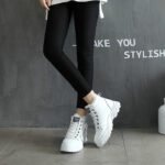 Korean Style Student All-matching Warm High-top Martin Boots - Image 6