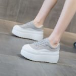 All-match Fashion Thick Bottom 8cm Trendy Ins Simple Shoes Women - Image 5