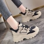 Spring And Autumn Thick Bottom Internet Hot Dad Shoes Women's Height Increasing Insole - Image 2
