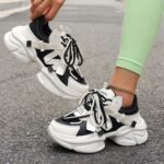 Lace-up White Shoes Casual Sneaker - Image 3
