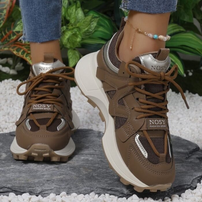 Foreign Trade Casual Sneaker Clunky Shoes Online Red Shoes - Image 6