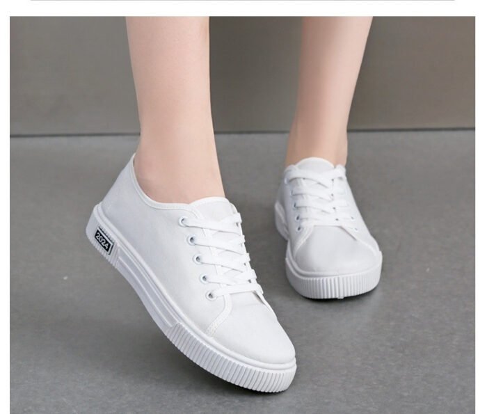White Shoes Korean Style Soft Bottom Non-slip Breathable - Image 2